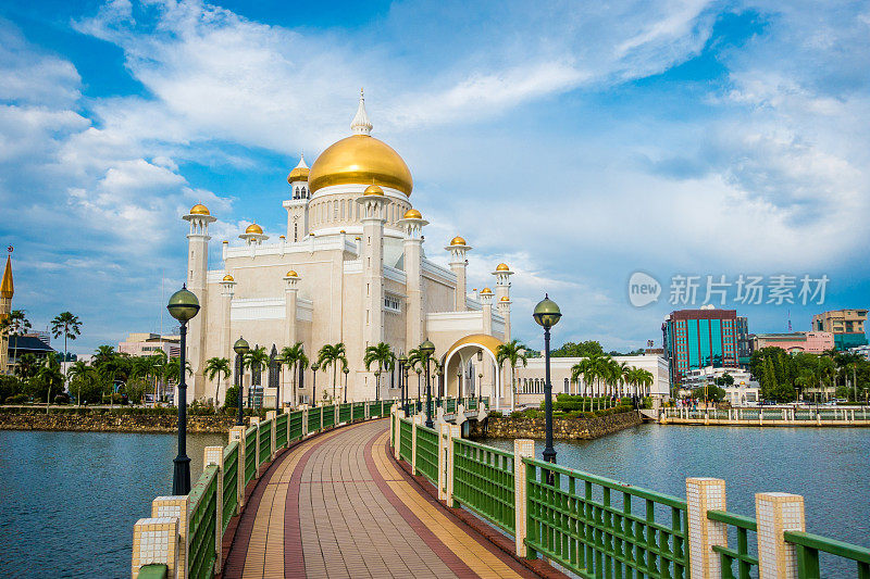 苏丹Omar Ali Saifuddin Mosque，文莱